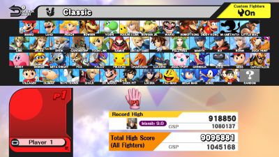 Character Selection Screen - SmashWiki, The Super Smash Bros. Wiki