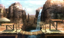 gerudo valley zelda smash bros super 3ds nintendo stages wii ssb4 legend ocarina ssbwiki