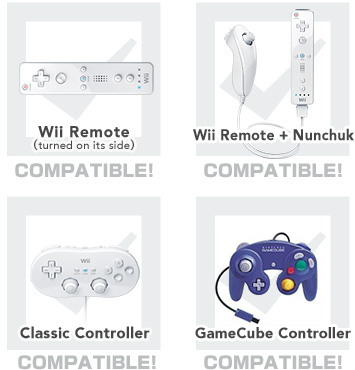 types of wii controllers