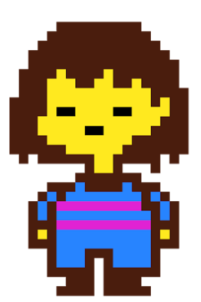 Frisk Battle Sprite Shefalitayal